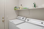 Washer/dryer for guest convenience